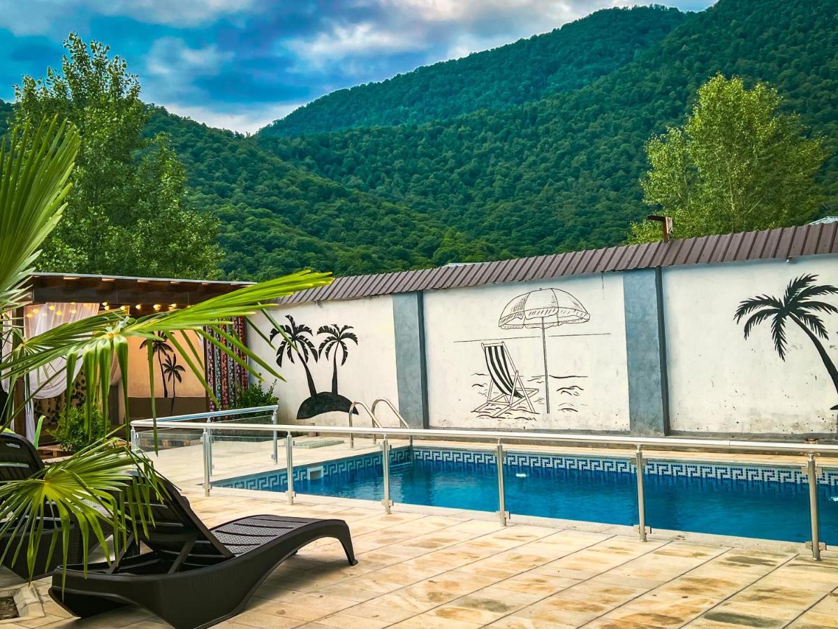 Qafqaz Family Chalet Qəbələ Exterior foto